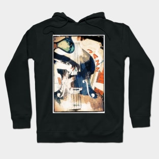 Double bass Jazz Poster Hoodie